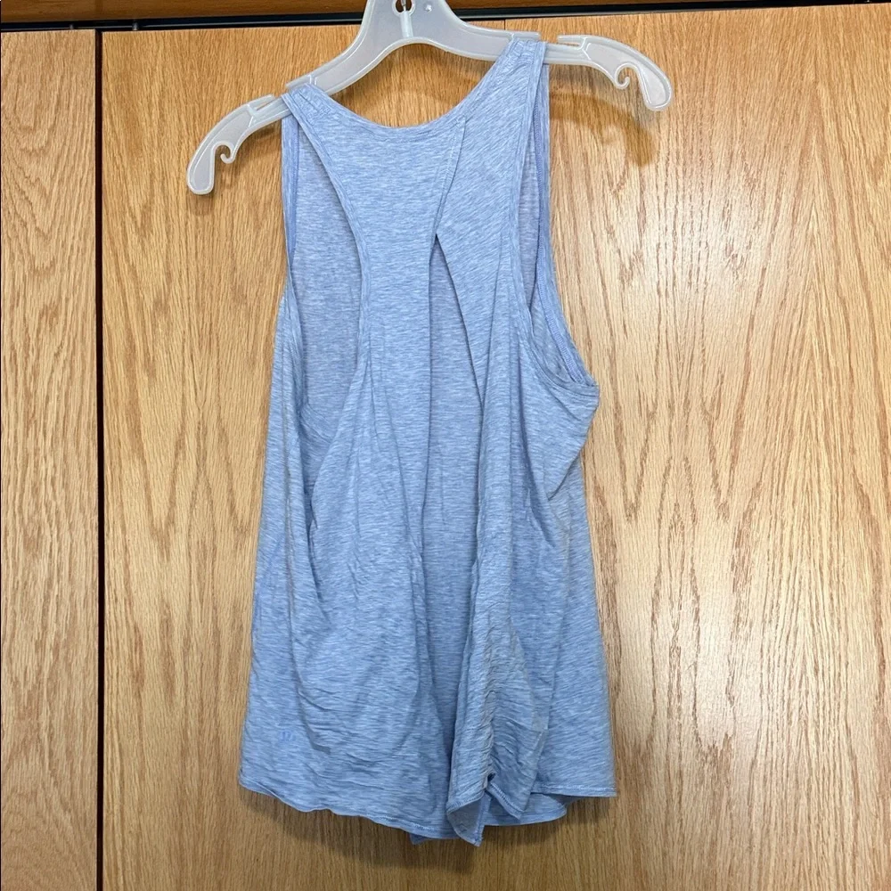 lululemon athletica Heather Purple tie back Tank Top